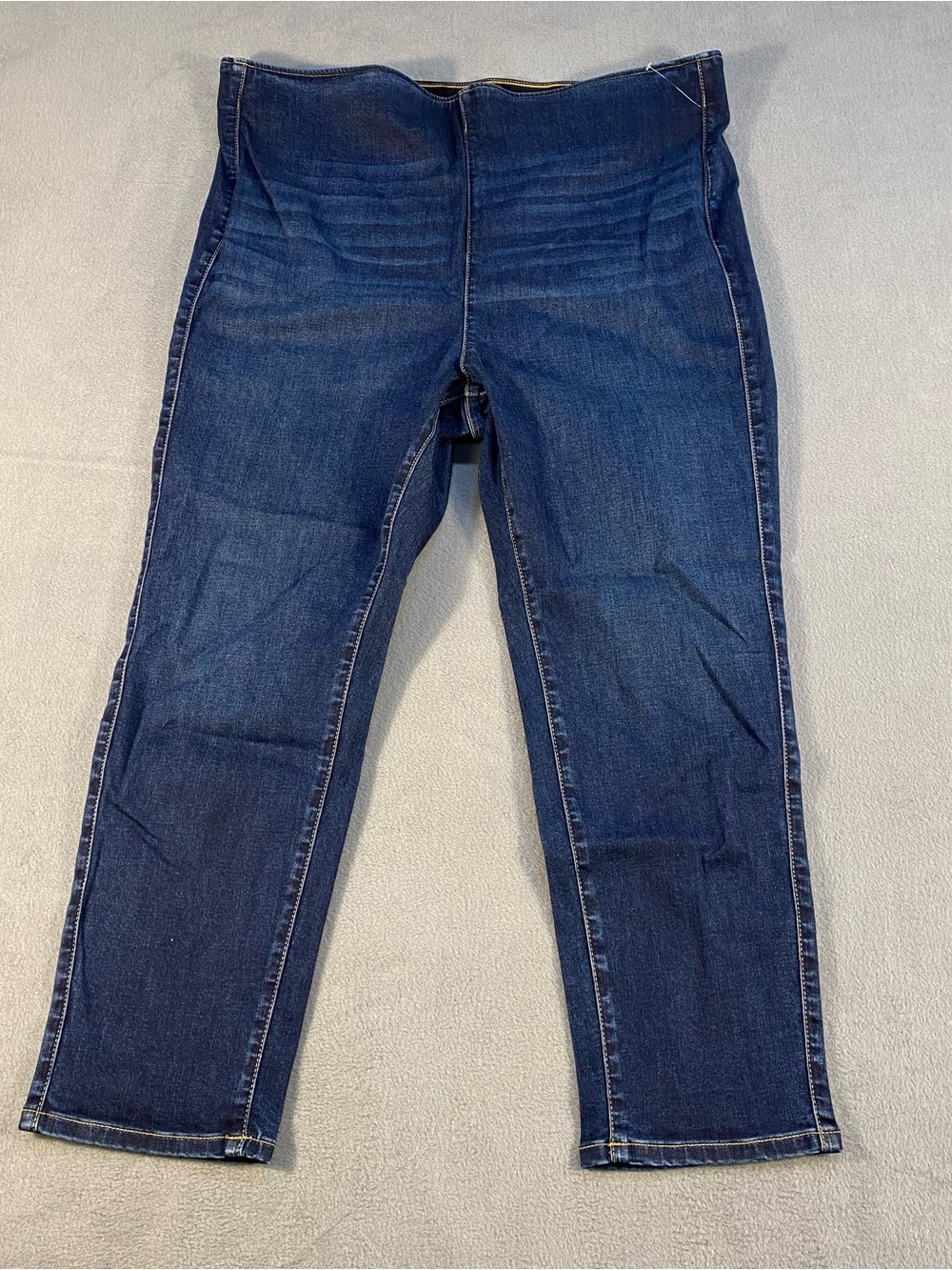 Torrid Women's Dark Blue High Rise Pull-On Skinny Stretch Jeans, size 1X